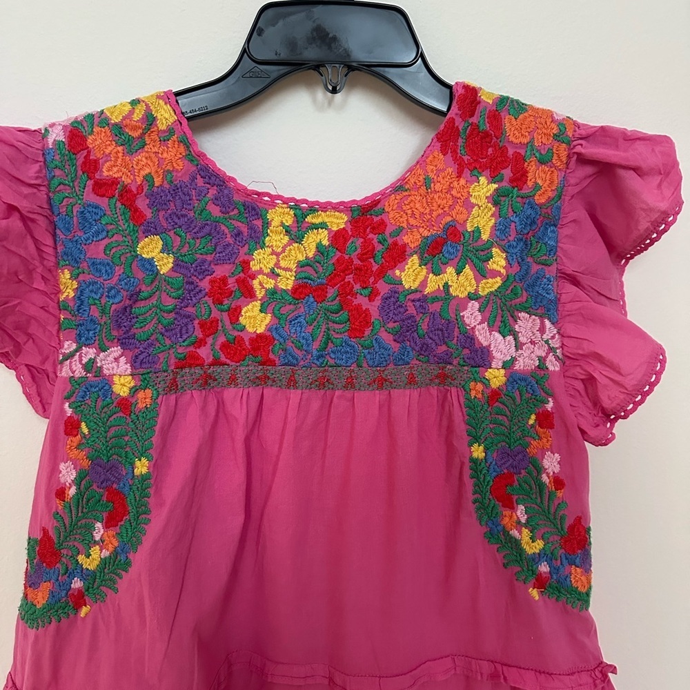 J. Marie Cameron embroidered floral dress - Picture 9 of 12